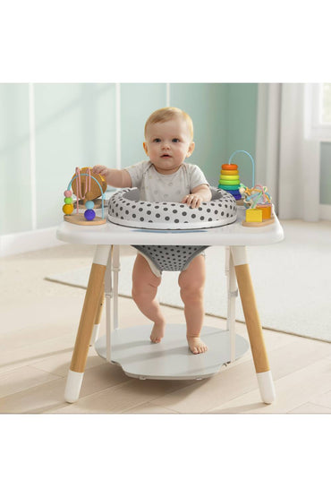 Baby Activity Center, Montessori Play Table with 7 Interactive Toys