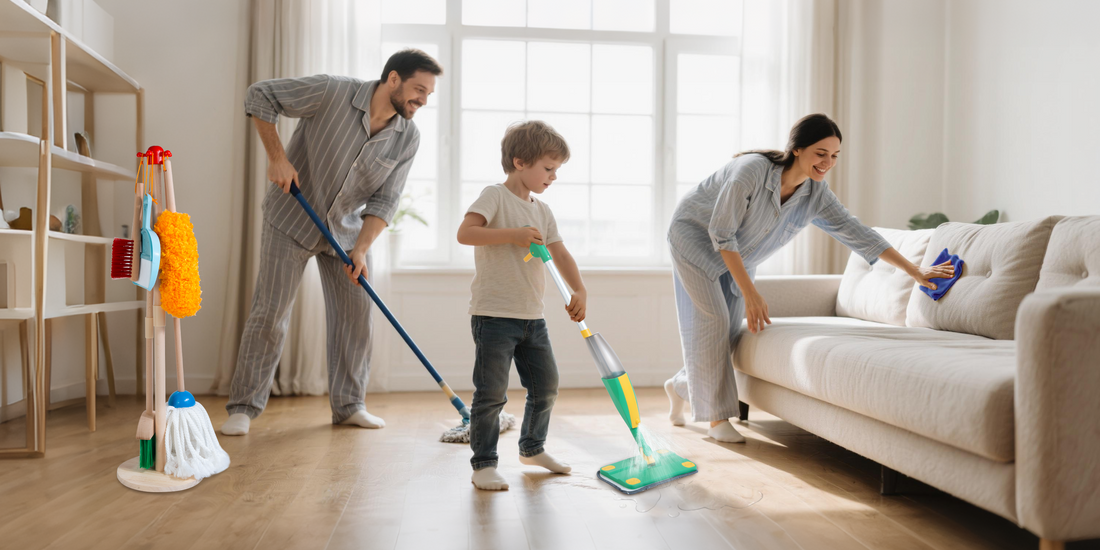 Learning Real-Life Skills Through Cleaning Play
