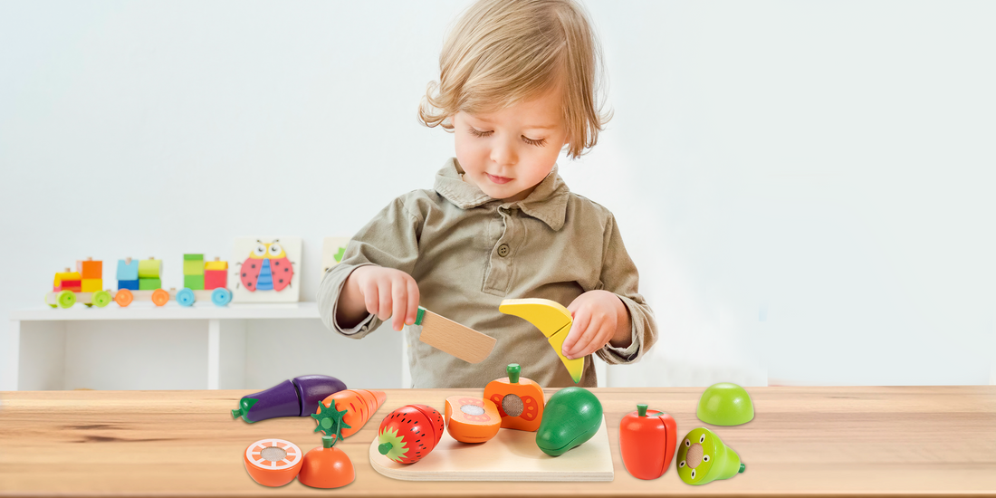 Why Kids Love Cutting Play — And How to Choose the Right Wooden Play Food Set