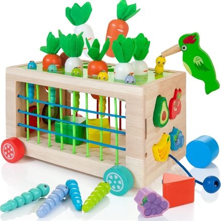 Montessori Toys for 1+ Years Old Toddler Boys Girls Toys, Wooden