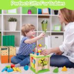 Wooden 7-in-1 Activity Cube