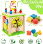 Wooden 7-in-1 Activity Cube
